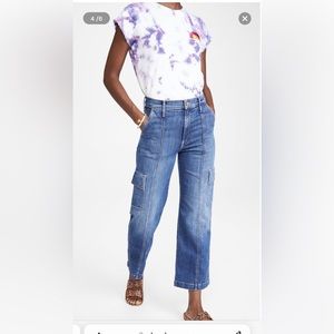 Mother The Rambler Cargo Ankle Jeans